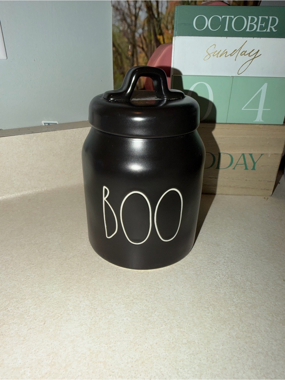 Rae Dunn small boo canister - yes